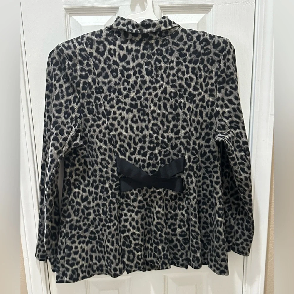 CABI Jungle Blazer Jacket Animal Print Size 16 - Picture 3 of 14